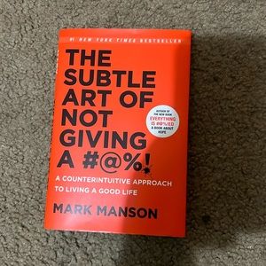 The Subtle Art Of Not Giving A F*%K Book